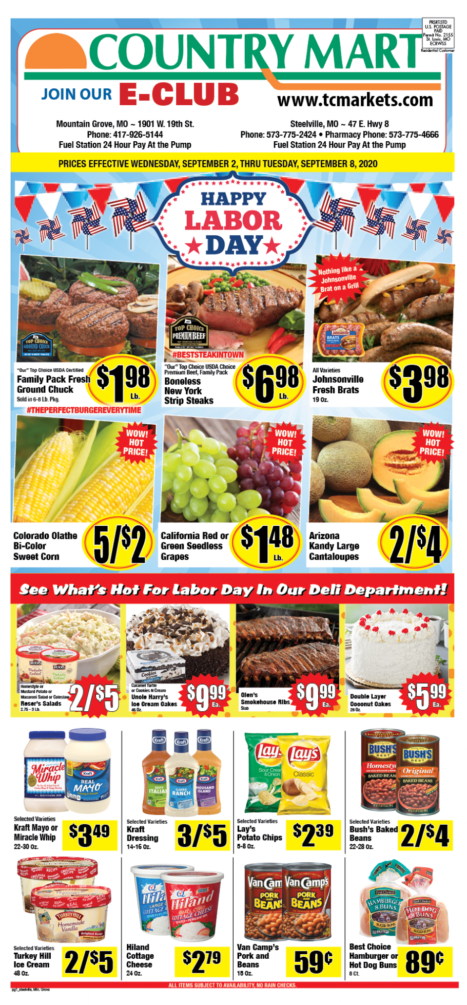 Mountain Grove Ad Town & Country Supermarkets