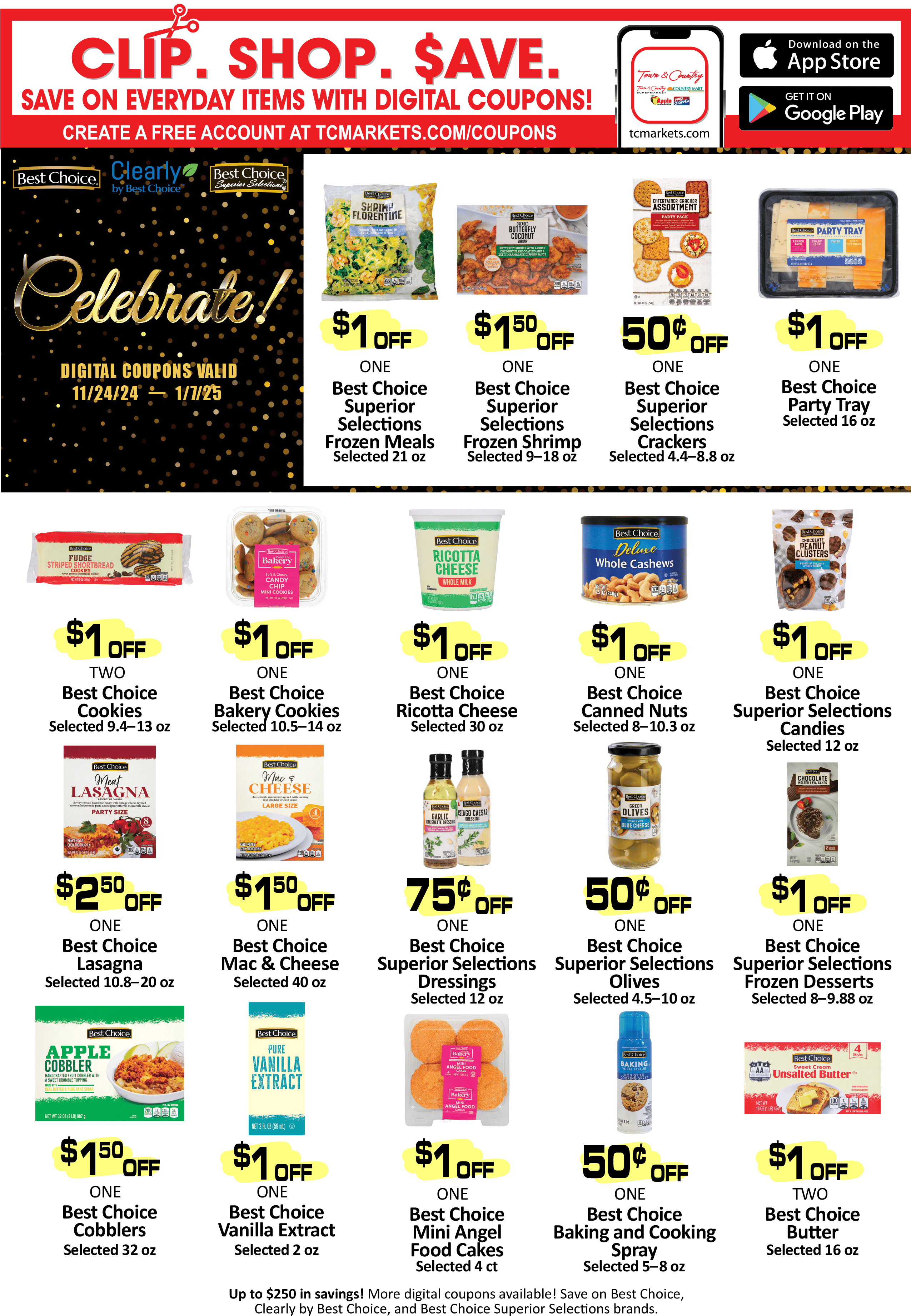 December Digital coupons