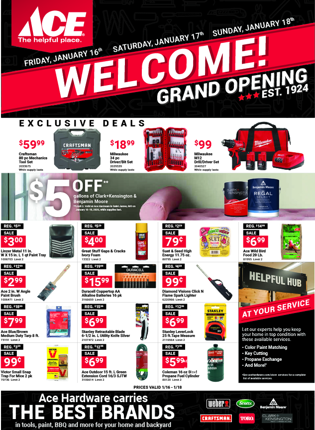 Ace Grand Opening 2026