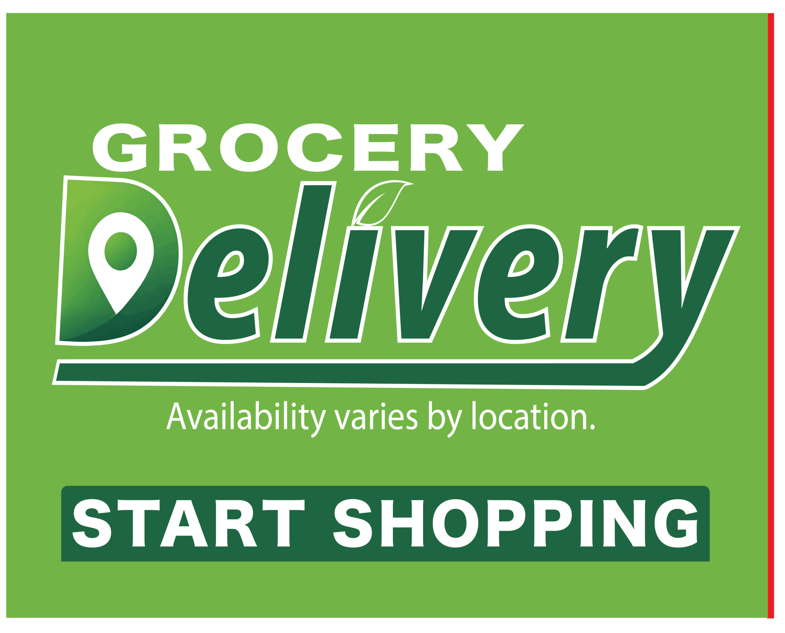 Grocery Delivery Home Page Button