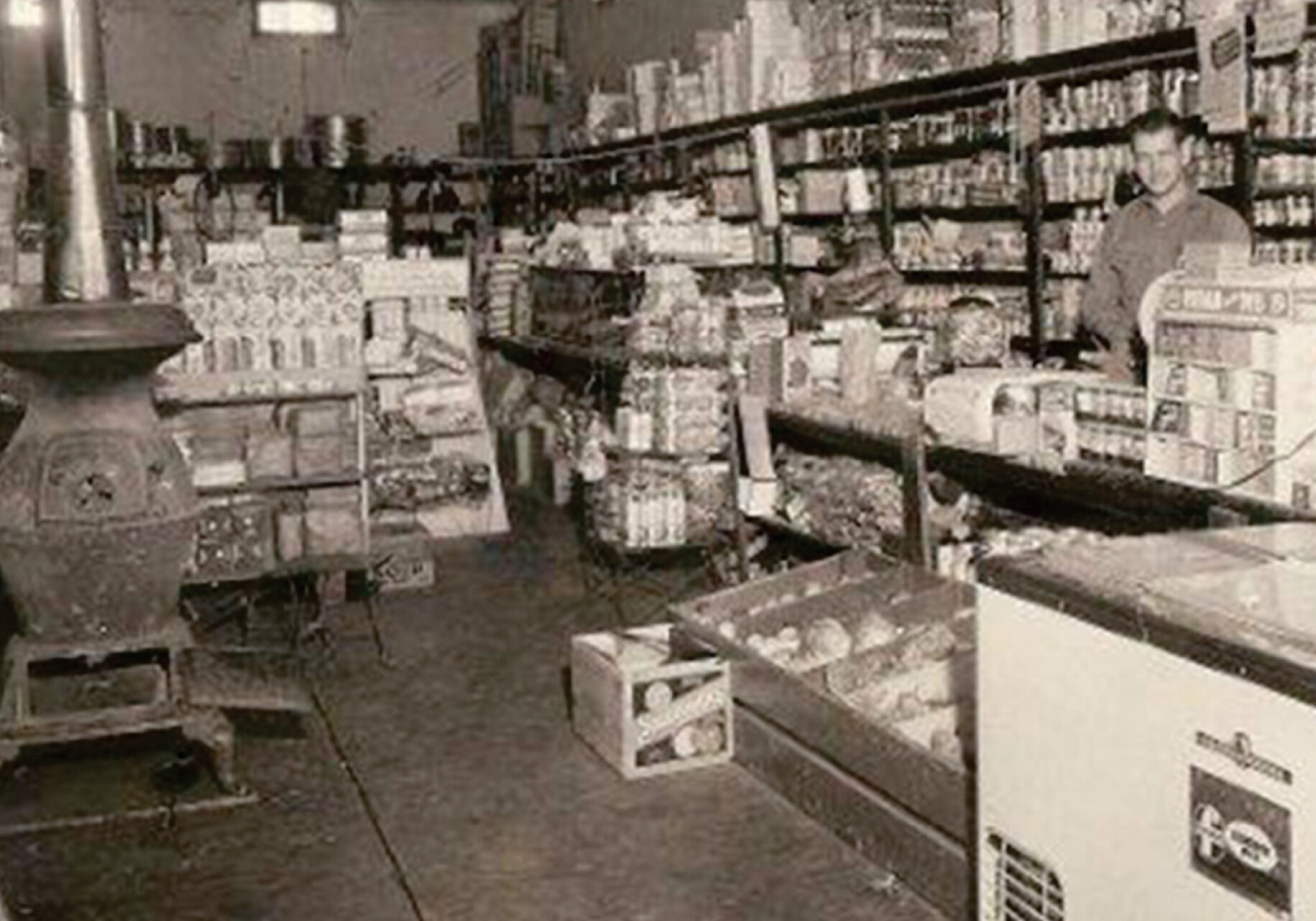 Wayne Gott in Gott's General Store